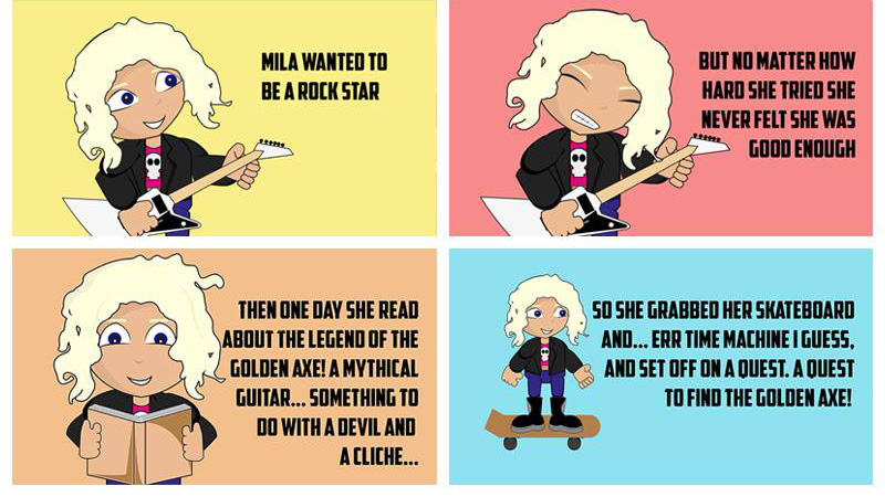 Mila and the Quest for the Golden Axe by Stikkz